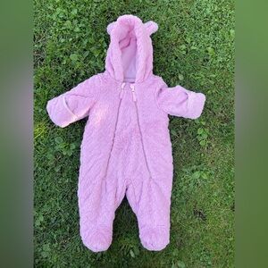 Weatherproof Pink Baby Fleece Onesie